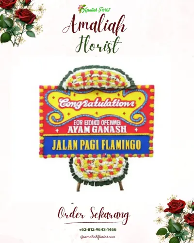 Bunga Papan Congratulation di Tanah Baru
